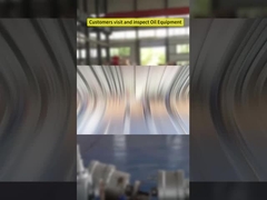 Customers visit and inspect Oil Equipment