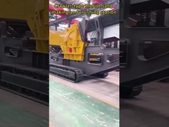 Crawler-type mobile sand making and crushing station8