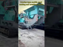 Crawler-type mobile sand making and crushing station7