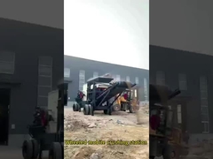 Wheeled mobile crushing station3